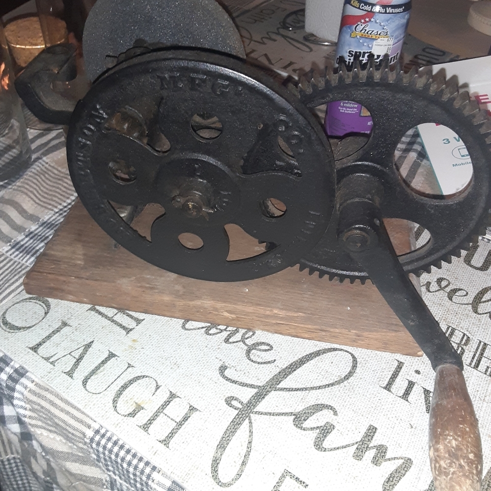 Antique grinder